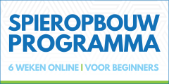 Spieropbouw programma voor beginners